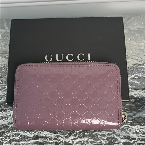 Gucci Women's Lilac Card Holder - Picture 2 of 9